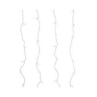 FÉNYFÜGGÖNY - áttetsző, Basics, műanyag (38/26,5/34cm)