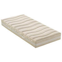 LATEXMATRATZE Waldgrün 80/200 cm Höhe ca. 22 cm 7 -Zonen - Weiß, Basics, Textil (80/200cm) - Linea Natura