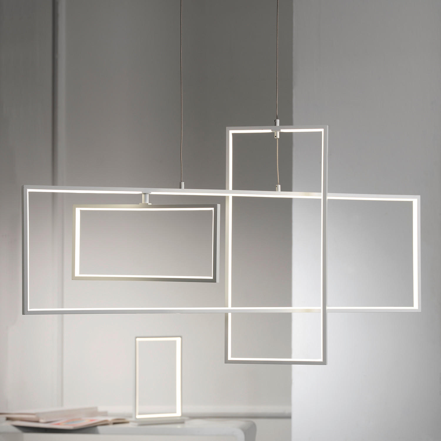 LED-TISCHLEUCHTE 22/8/32 cm   - Weiß, Design, Metall (22/8/32cm)