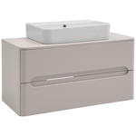 WASCHTISCHKOMBI 101 cm  - Kaschmir/Weiß, KONVENTIONELL, Keramik/Holzwerkstoff (101cm) - Xora