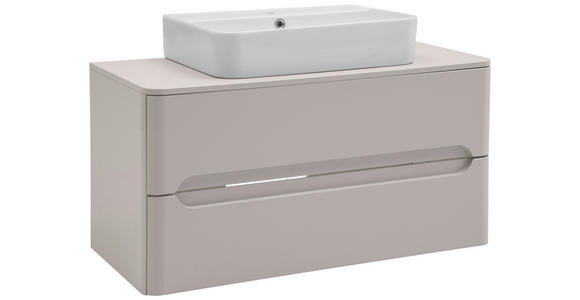 WASCHTISCHKOMBI 101 cm  - Kaschmir/Weiß, KONVENTIONELL, Keramik/Holzwerkstoff (101cm) - Xora