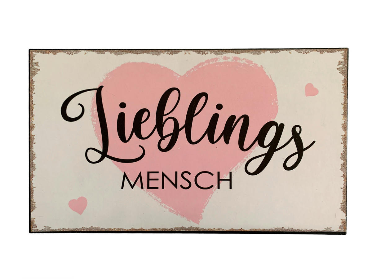 DEKOHÄNGER - Weiß, KONVENTIONELL, Metall (21/14/0,5cm)