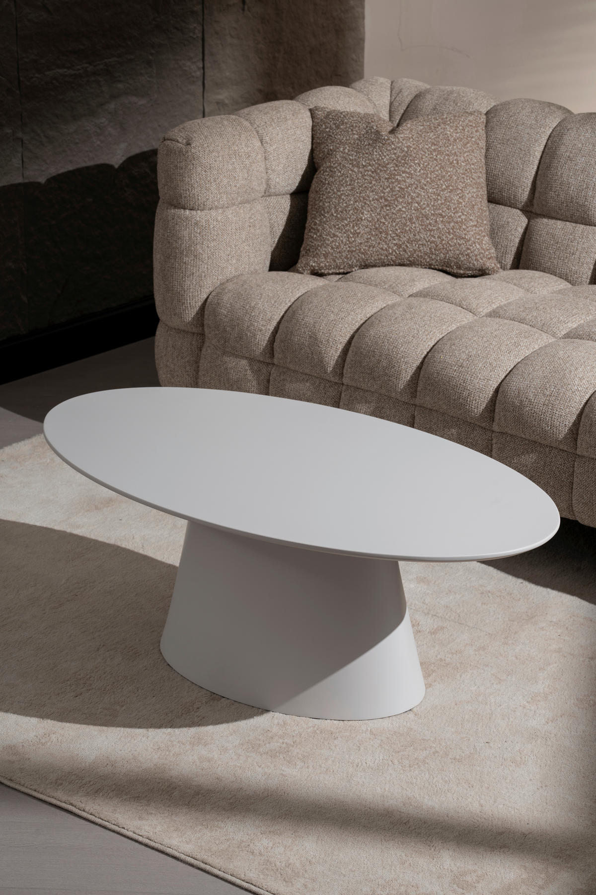 KONFERENČNÍ STOLEK, kašmírová, kompozitní dřevo, 110/60/40 cm - kašmírová, Basics, kompozitní dřevo (110/60/40cm) - MID.YOU