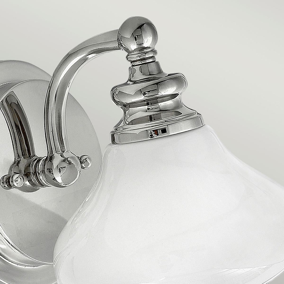 BADEZIMMER-WANDLEUCHTE - Chromfarben, Design, Glas/Metall (16/19.1/20.6cm) - Elstead Lighting