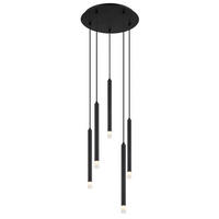 HÄNGELEUCHTE 34/120 cm    - Klar/Schwarz, Basics, Kunststoff/Textil (34/120cm) - Globo
