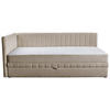 SCHLAFSOFA in Struktur Hellbraun  - Hellbraun/Schwarz, Design, Holz/Holzwerkstoff (212/83/99cm) - MID.YOU