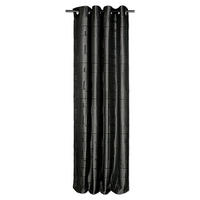 ÖSENSCHAL FINE BARS blickdicht 140/250 cm   - Schwarz, Basics, Textil (140/250cm) - Joop!