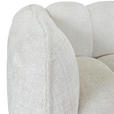 BIGSOFA in Chenille Creme  - Creme/Schwarz, KONVENTIONELL, Kunststoff/Textil (217/74/100cm) - Carryhome