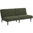 SCHLAFSOFA Webstoff Grün  - Schwarz/Grün, Design, Holz/Textil (184/80/87cm) - Carryhome