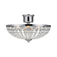 KRONLEUCHTER 40/28 cm   - Klar/Chromfarben, Basics, Glas/Metall (40/28cm) - Markslöjd