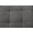 ECKSOFA Graubraun Chenille  inkl. Bettkasten, Schlaffunktion, Rücken echt, Kopfteilverstellung, Liegefläche im Originalstoff  - Chromfarben/Graubraun, KONVENTIONELL, Kunststoff/Textil (205/260cm) - Carryhome