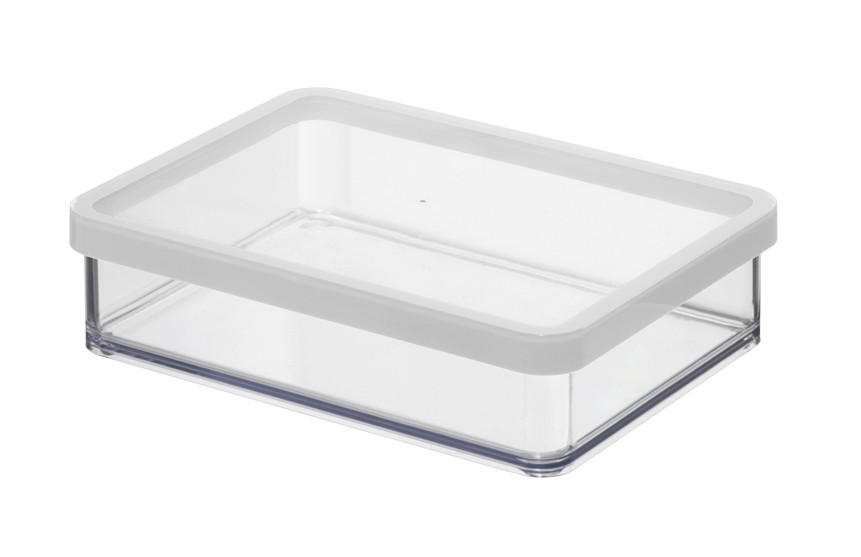 POSODA ZA SHRANJEVANJE LOFT     20/15/4,8 cm         - bela/prozorno, Konvencionalno, umetna masa (20/15/4,8cm) - Rotho
