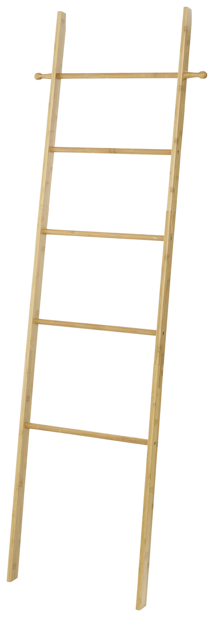 HANDTUCHLEITER - Braun, Basics, Holz (57/170/4cm) - Wenko