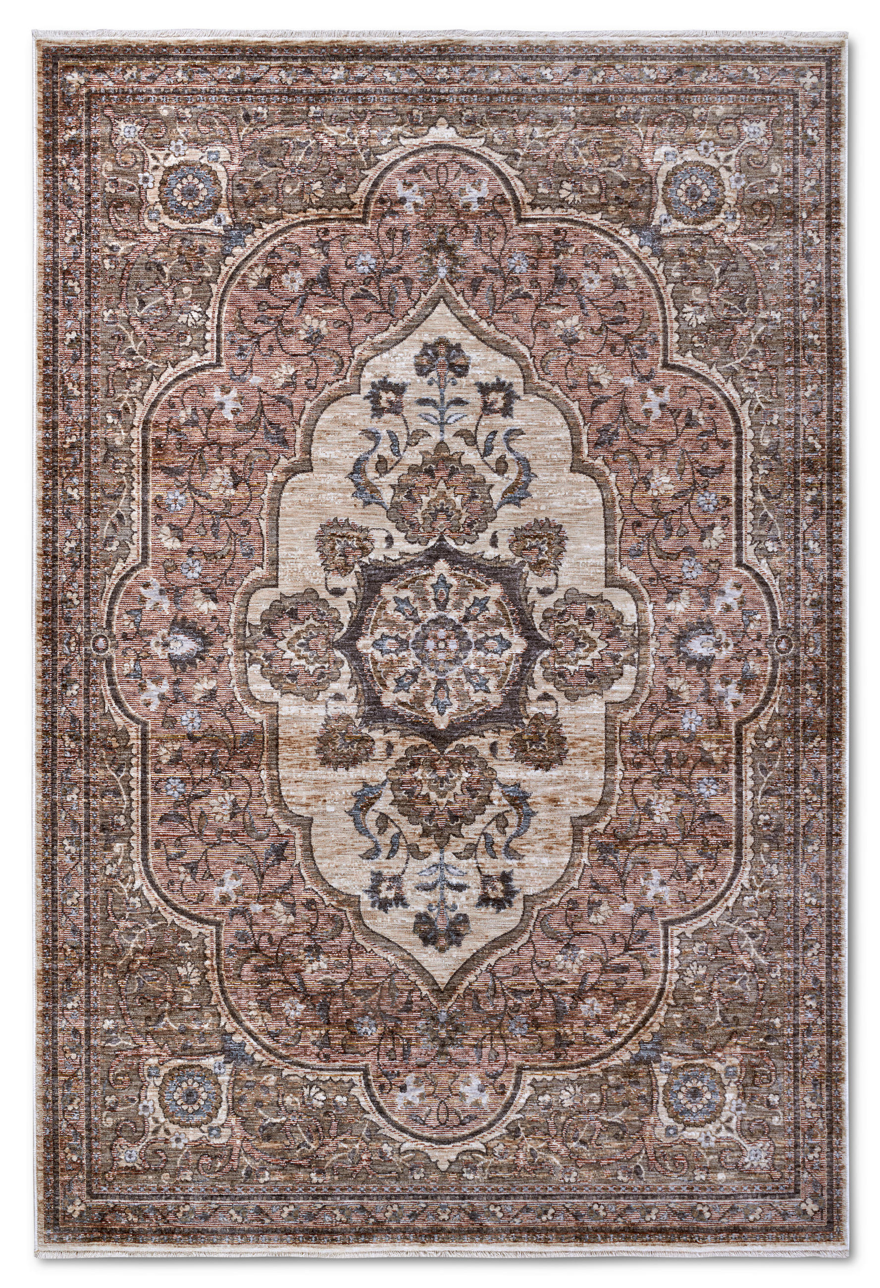 FLACHWEBETEPPICH 120/170 cm Kollektion 1871 Multicolor, Kupferfarben  - Multicolor/Kupferfarben, Design, Kunststoff (120/170cm) - Villeroy & Boch