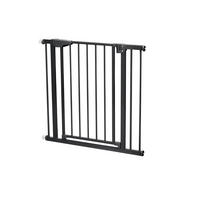 TÜRSCHUTZGITTER zum Schrauben, zum Klemmen 75-89/76 cm  - Schwarz, Basics, Kunststoff/Metall (75-89/76cm) - My Baby Lou