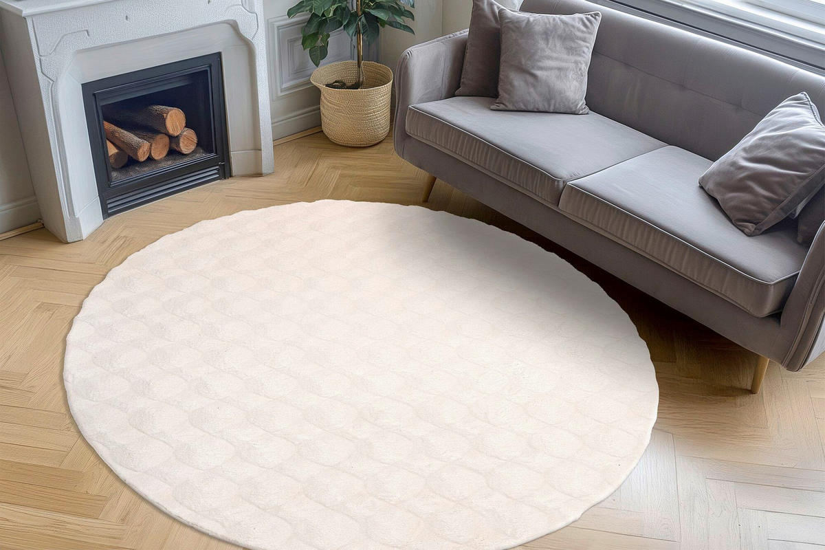 HOCHFLORTEPPICH 200/200 cm Creme  - Creme, Basics, Textil (200/200cm) - Kayoom