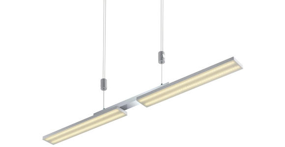 LED-HÄNGELEUCHTE - Nickelfarben, Basics, Metall (87cm) - Ambiente