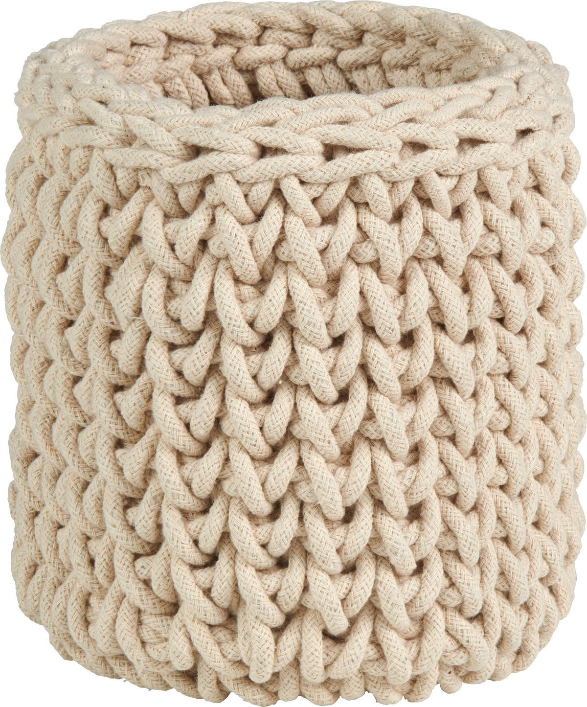 AUFBEWAHRUNGSKÖRBCHEN  18/18 cm    - Beige, Basics, Textil (18/18cm) - Patinio