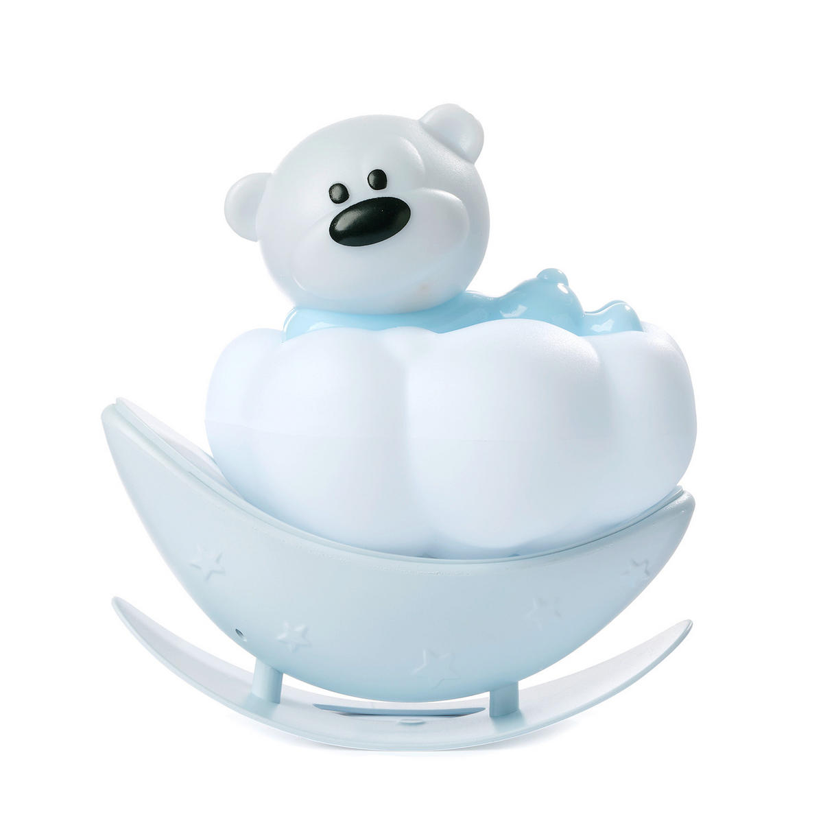 KINDERTISCHLEUCHTE 11/6.5/12.5 cm   - Pastellblau/Weiß, Basics, Kunststoff (11/6.5/12.5cm)