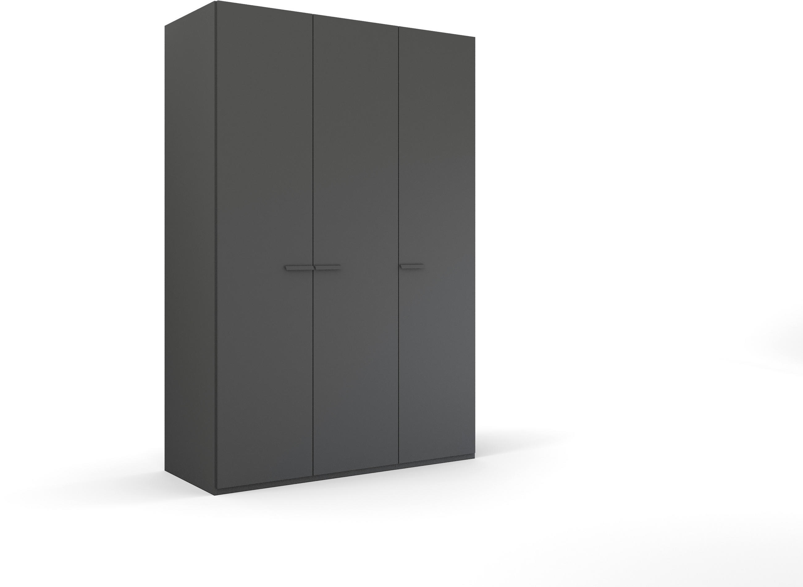 Novel DREHTÜRENSCHRANK Graphit 151cm × 60cm × 223cm