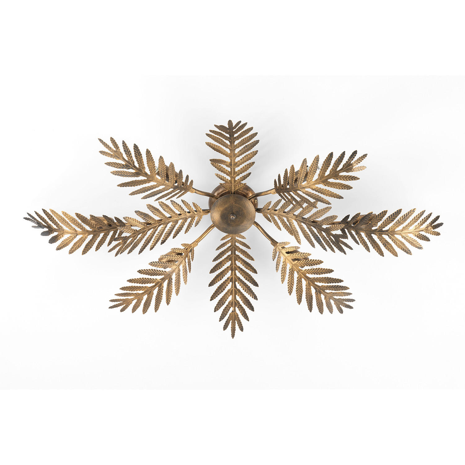 DECKENLEUCHTE    100/60/25 cm  - Cognac, KONVENTIONELL, Metall (100/60/25cm)