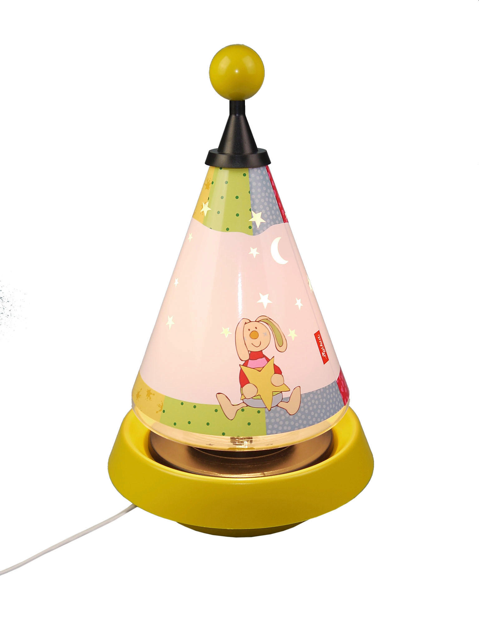 DĚTSKÁ STOLNÍ LAMPIČKA, 21/35 cm  - modrá/žlutá, Lifestyle, plast (21/35cm)