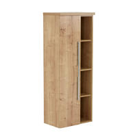 MIDI SKŘÍŇKA, barvy dubu, 50/130,8/33 cm - barvy dubu/barvy chromu, Konvenční, kov/kompozitní dřevo (50/130,8/33cm) - Dieter Knoll