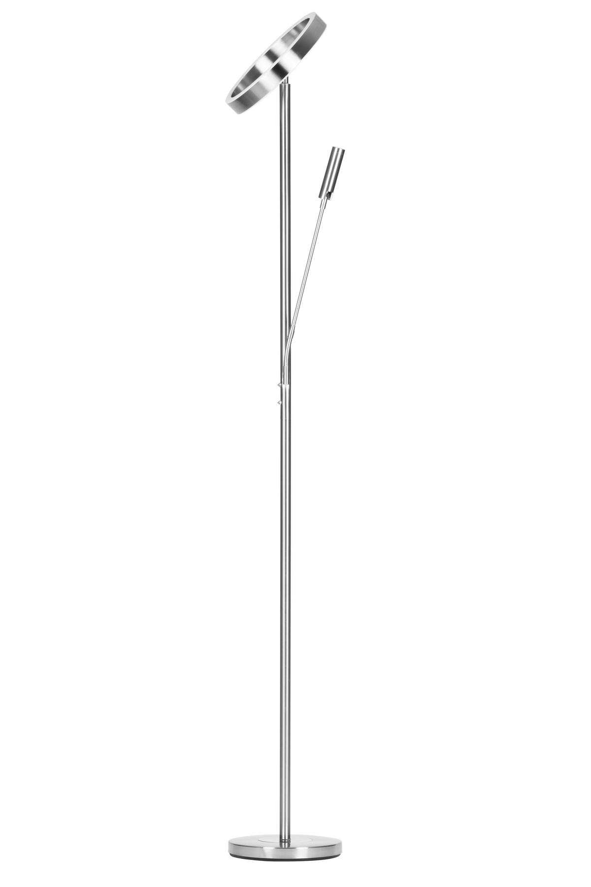 LED-DECKENFLUTER 28/180 cm    - Silberfarben/Weiß, Design, Kunststoff/Metall (28/180cm) - Novel