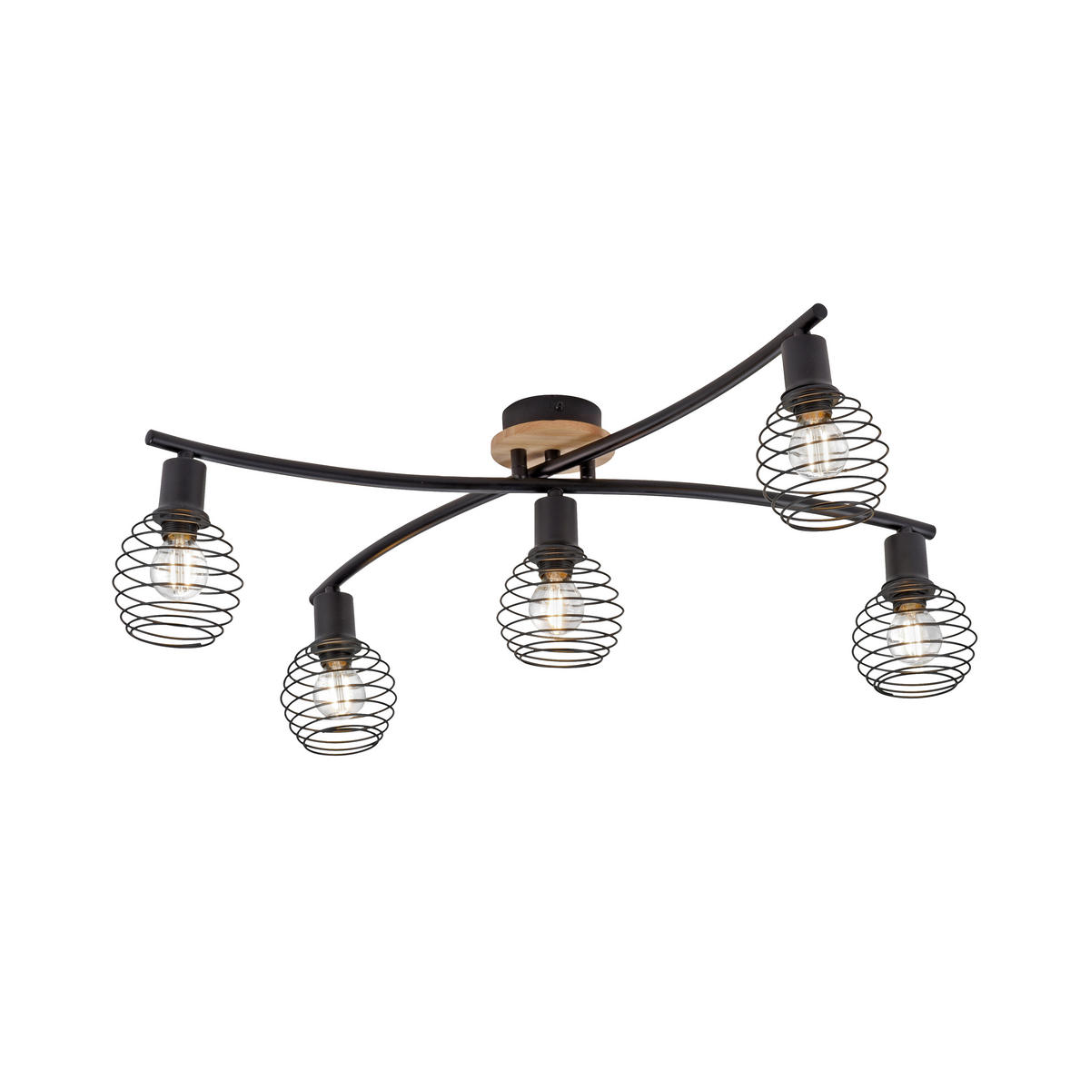 PLAFONIERĂ CU SPOT PROIECTOR - Natur, plastic/metal (70,1/66,5/20,1cm)