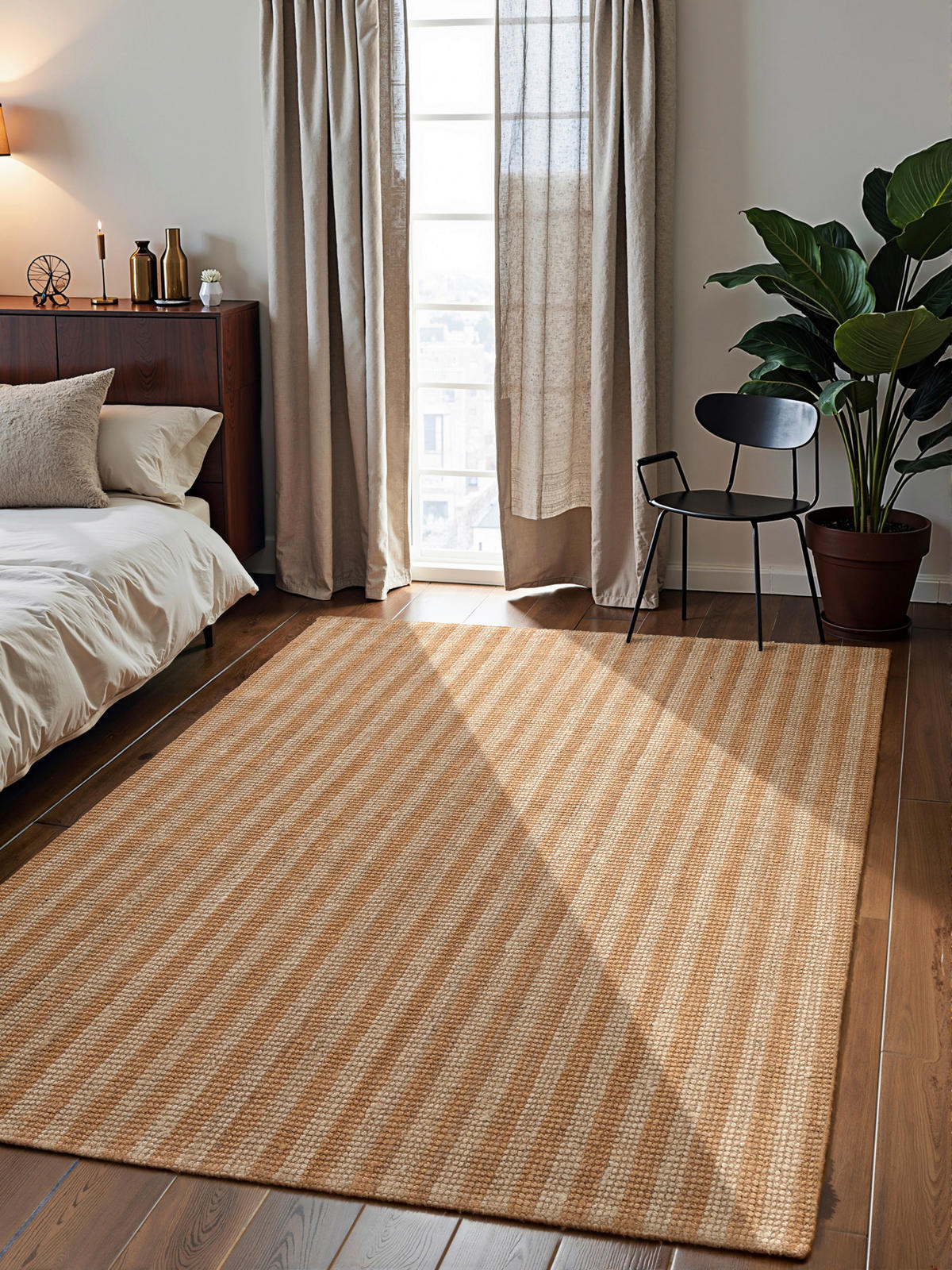 JUTETEPPICH 160/230 cm Harvest Creme, Goldfarben  - Goldfarben/Creme, Design, Textil (160/230cm) - Elle Decoration