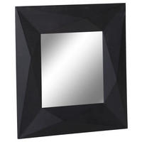 WANDSPIEGEL 90/90/4 cm    in rechteckig  - Schwarz, LIFESTYLE, Glas/Holzwerkstoff (90/90/4cm) - Landscape