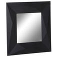 WANDSPIEGEL 90/90/4 cm    in rechteckig  - Schwarz, LIFESTYLE, Glas/Holzwerkstoff (90/90/4cm) - Landscape