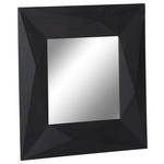 WANDSPIEGEL 90/90/4 cm    in rechteckig  - Schwarz, LIFESTYLE, Glas/Holzwerkstoff (90/90/4cm) - Landscape