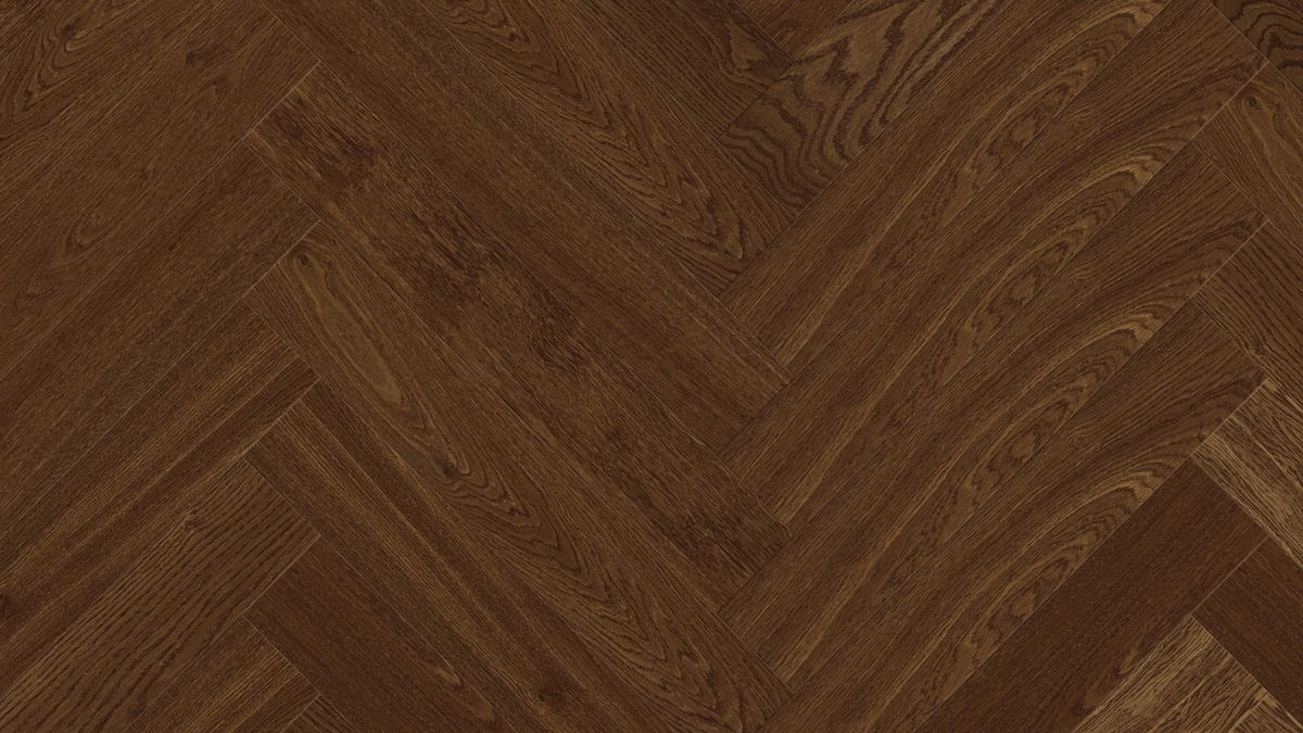 FISCHGRÄT Eiche geräuchert L Stab 750  per  m² - Eichefarben, Design, Holz (75/12,5/0,93cm) - Weitzer Parkett