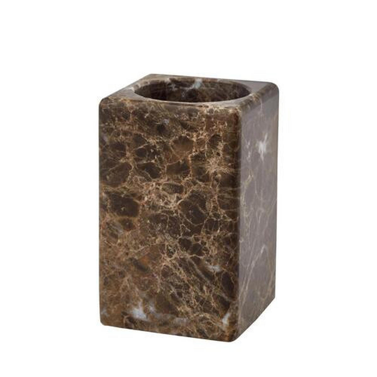 KUPAONSKA ČAŠA  smeđa  kamen  HAMMAM  - smeđa, Konvencionalno, kamen (6.7/6.7/10.5cm) - Aquanova