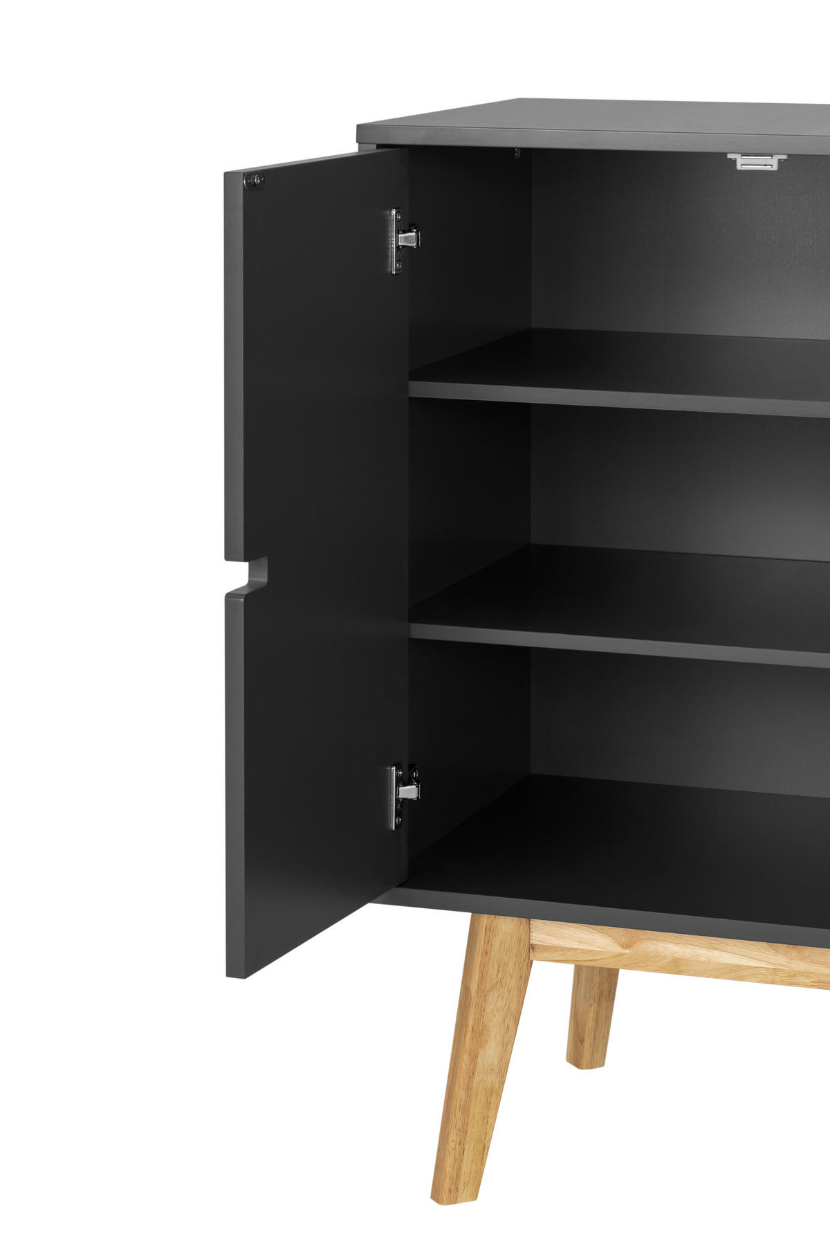 SIDEBOARD  in 160/86/40 cm  - Naturfarben/Grau, Design, Holz/Holzwerkstoff (160/86/40cm) - MID.YOU