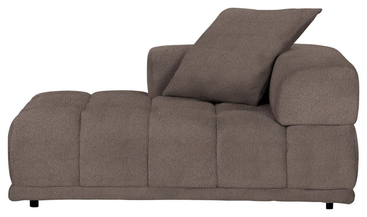 SOFFMODUL i flatväv brun  - brun/svart, Klassisk, textil/plast (125/66/155cm) - Best Price