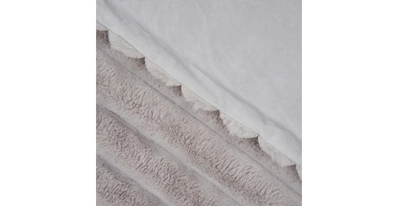 FELLDECKE 150/200 cm - Silberfarben, Textil (150/200cm) - Novel