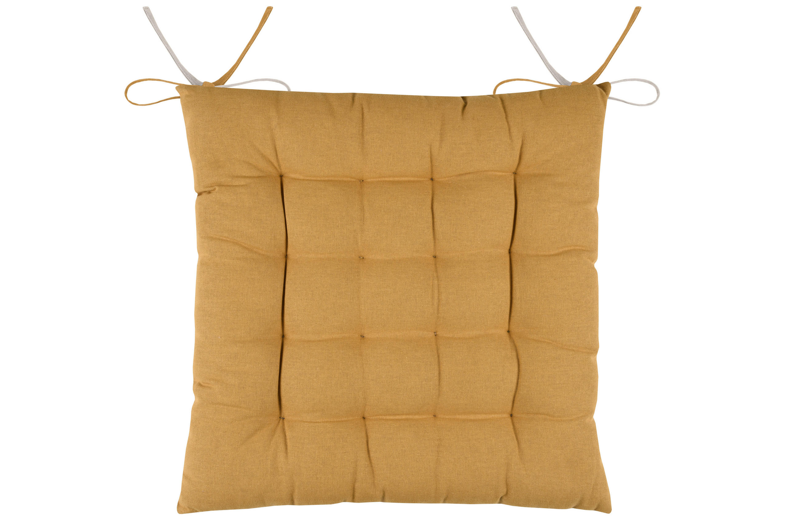 BLAZINA ZA STOL  MARIS   40/40 cm           - gorčično rumena, Konvencionalno, tekstil (40/40cm)