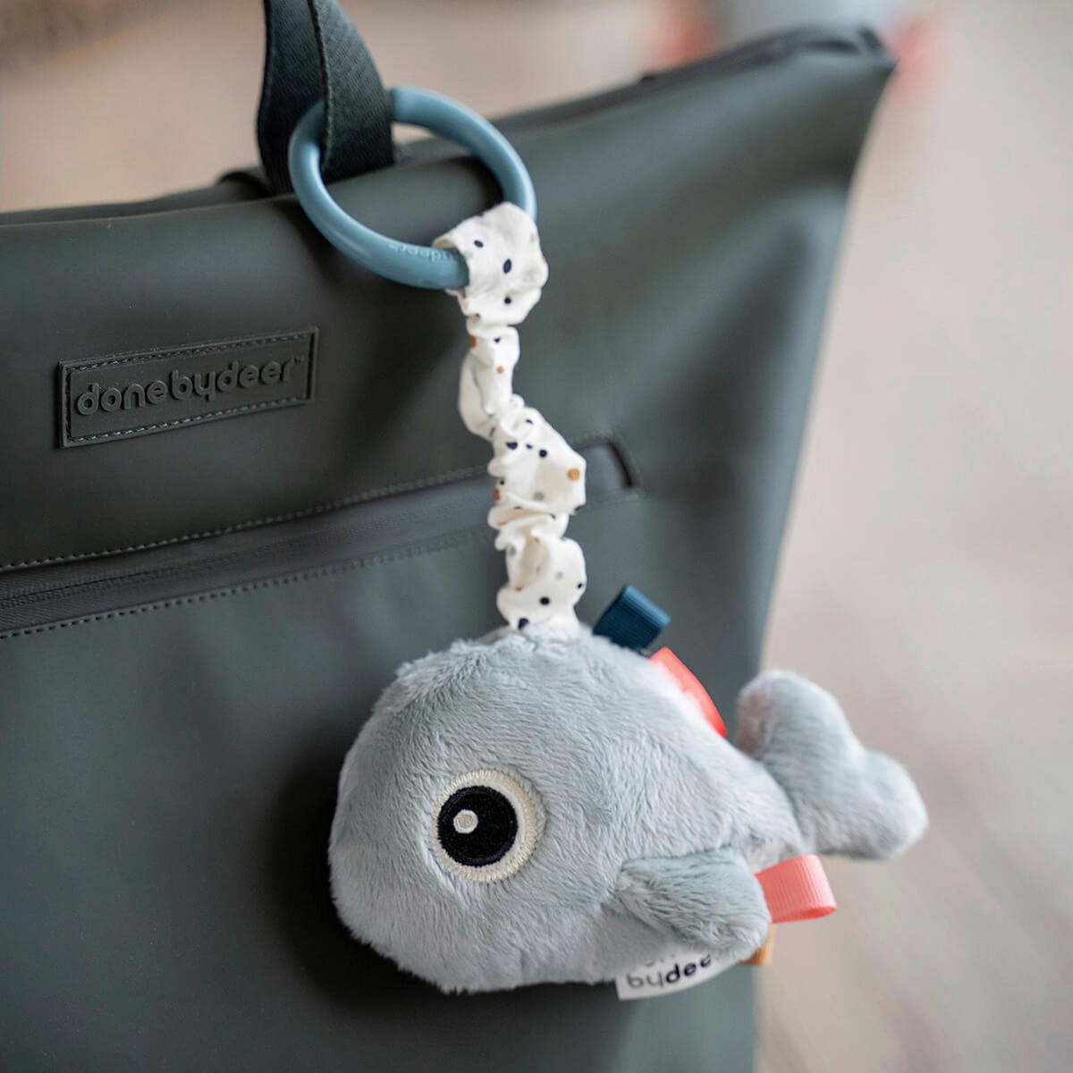 WICKELTASCHE  - Dunkelgrün, Basics, Kunststoff/Textil (40,0/15/45cm)