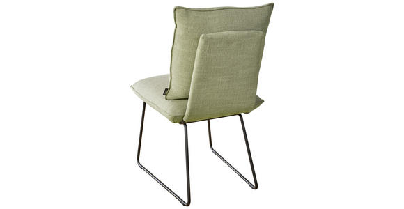 STUHL in Stahl Struktur Metall, Textil - Beige/Schwarz, Design, Textil/Metall (50/90/70cm) - Dieter Knoll