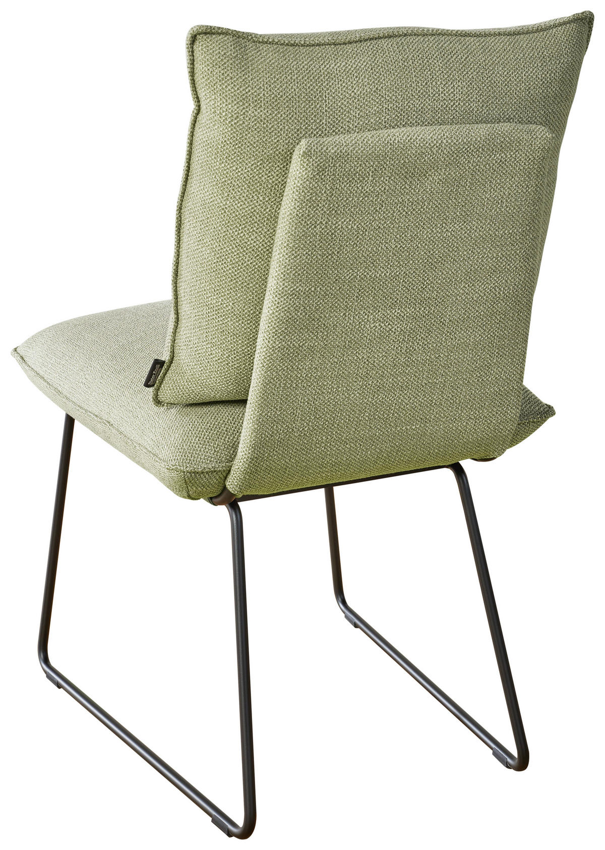 STUHL - Beige/Schwarz, Design, Textil/Metall (50/90/70cm) - Dieter Knoll