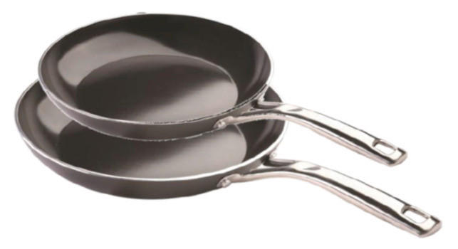 PFANNENSET Daily Edition Edelstahl 2-teilig  - Edelstahlfarben, Basics, Metall (28/18,2/48,3cm) - Berndes