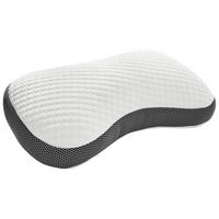 NACKENSTÜTZKISSEN   - Schwarz/Weiß, KONVENTIONELL, Textil (60/15/36cm) - Livetastic