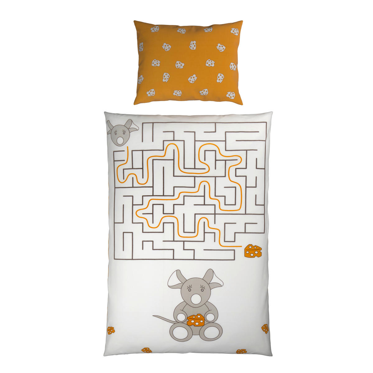 KINDERBETTWÄSCHE Perkal 100/135 cm  - Weiß, Basics, Textil (100/135cm) - Avelia