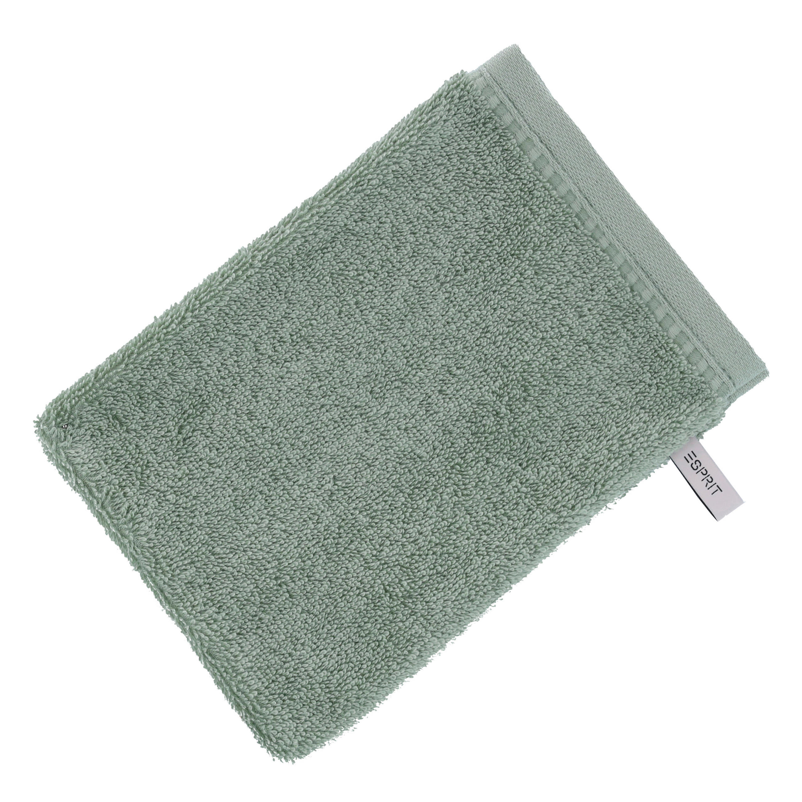 WASCHLAPPEN Solid Grün  - Grün, KONVENTIONELL, Textil (16/22cm) - Vossen
