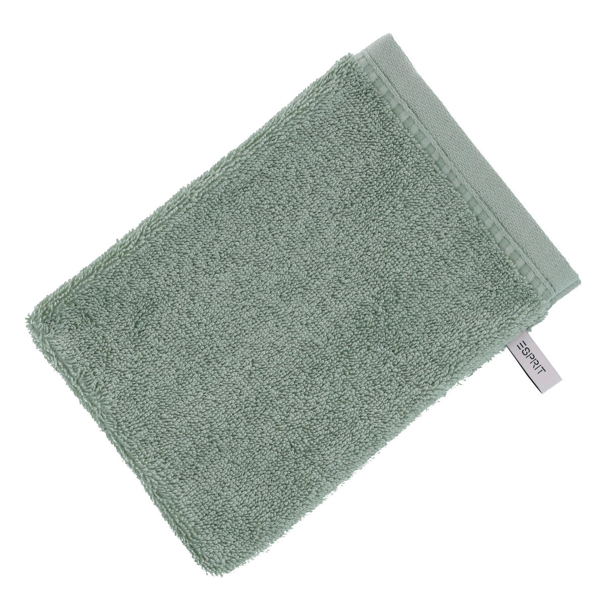WASCHLAPPEN Solid Grün  - Grün, KONVENTIONELL, Textil (16/22cm) - Vossen