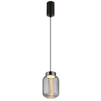 LED-HÄNGELEUCHTE 15/150 cm    - Klar/Chromfarben, Basics, Glas/Kunststoff (15/150cm) - Globo