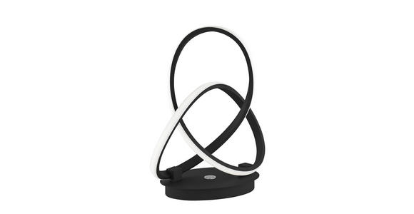LED-TISCHLEUCHTE - Schwarz, Design, Kunststoff/Metall (28/33/14cm) - Ambiente