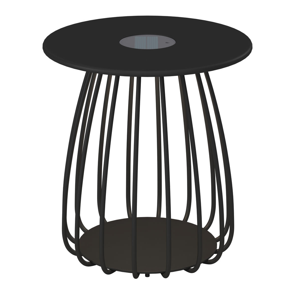 LOUNGETISCH 50/50/49 cm Metall  - Schwarz, Design, Metall (50/50/49cm) - Ambia Garden